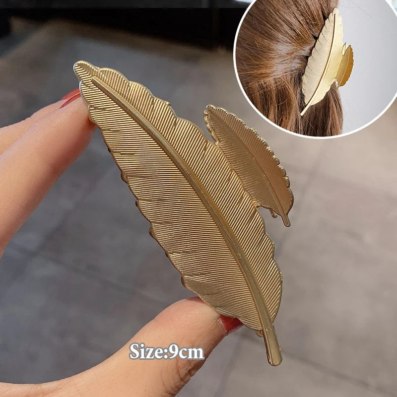Gold S Shaped Hair Clip