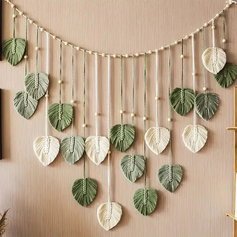 Macrame Leaf Wall Hanging