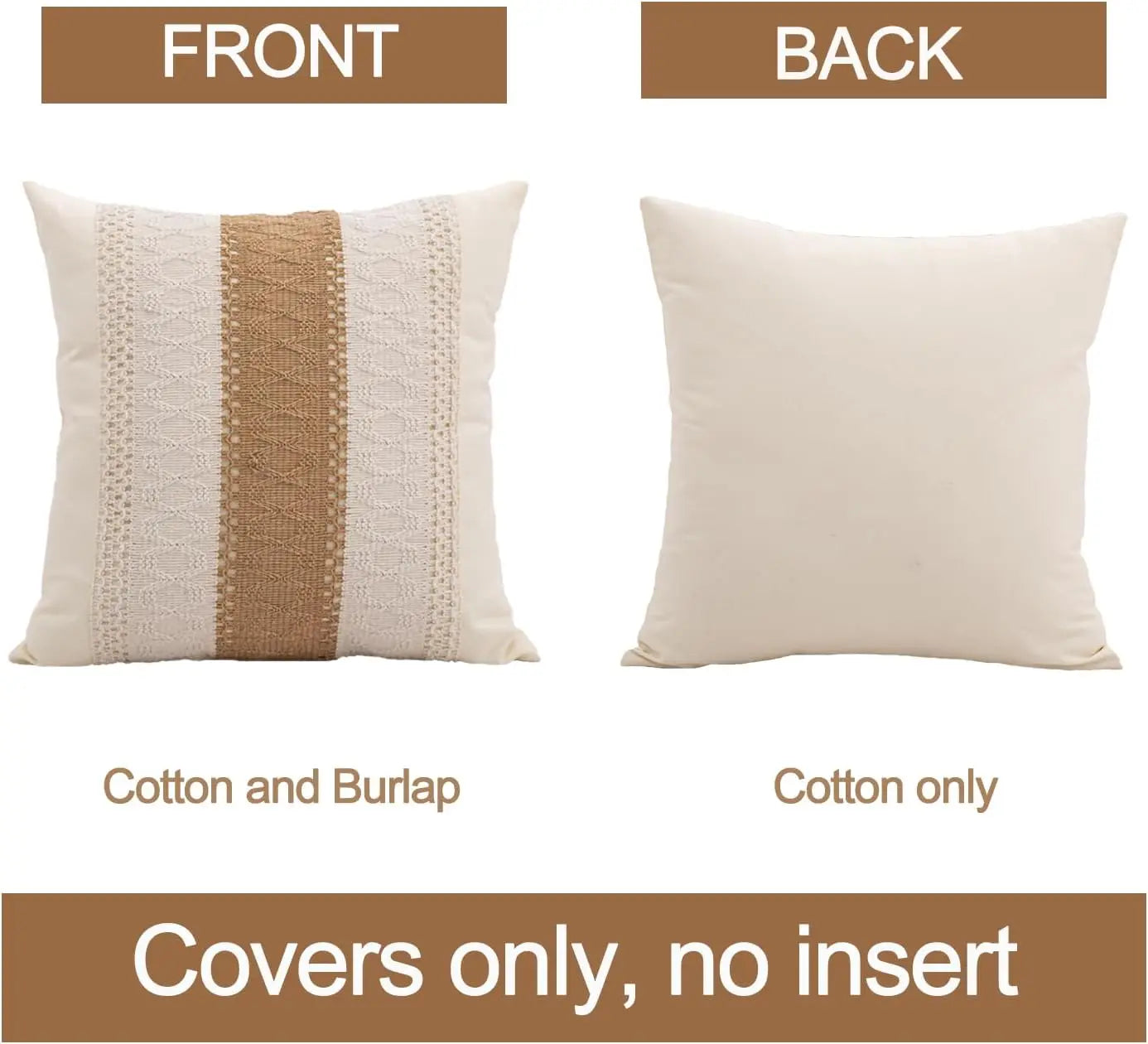 Rustic Charm Accent Cushion
