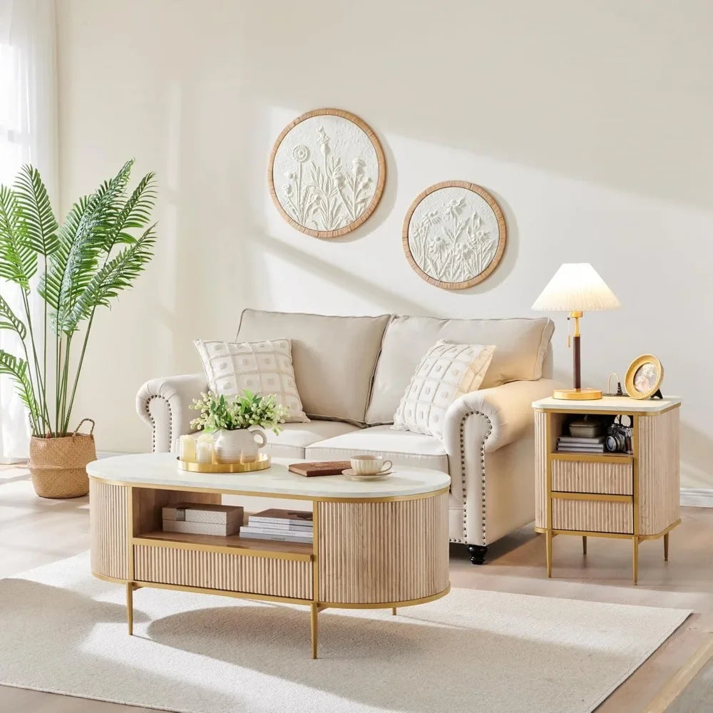 Oval Coffee Table