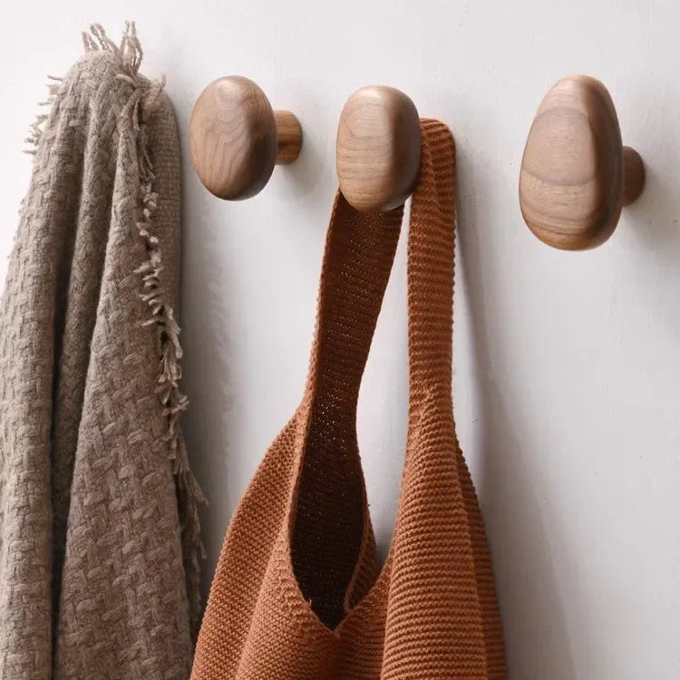 Pebble-Shaped Wall-Mounted Hook