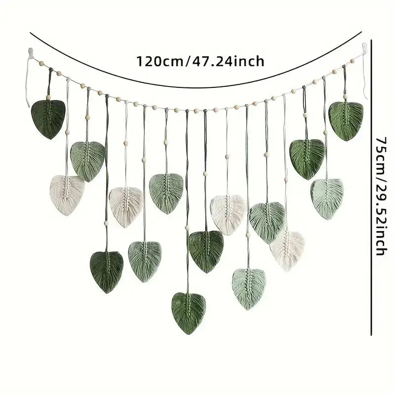 Macrame Leaf Wall Hanging