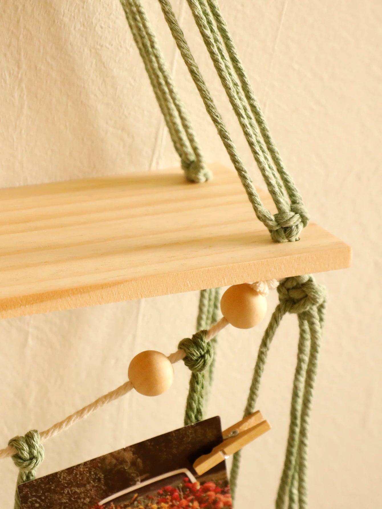 Leaf Macrame Floating Shelf for a Dreamy Wall Display