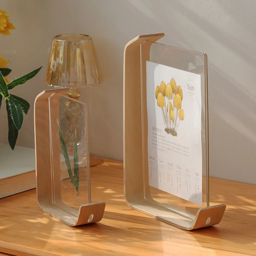 Timber Edge Glass Frame