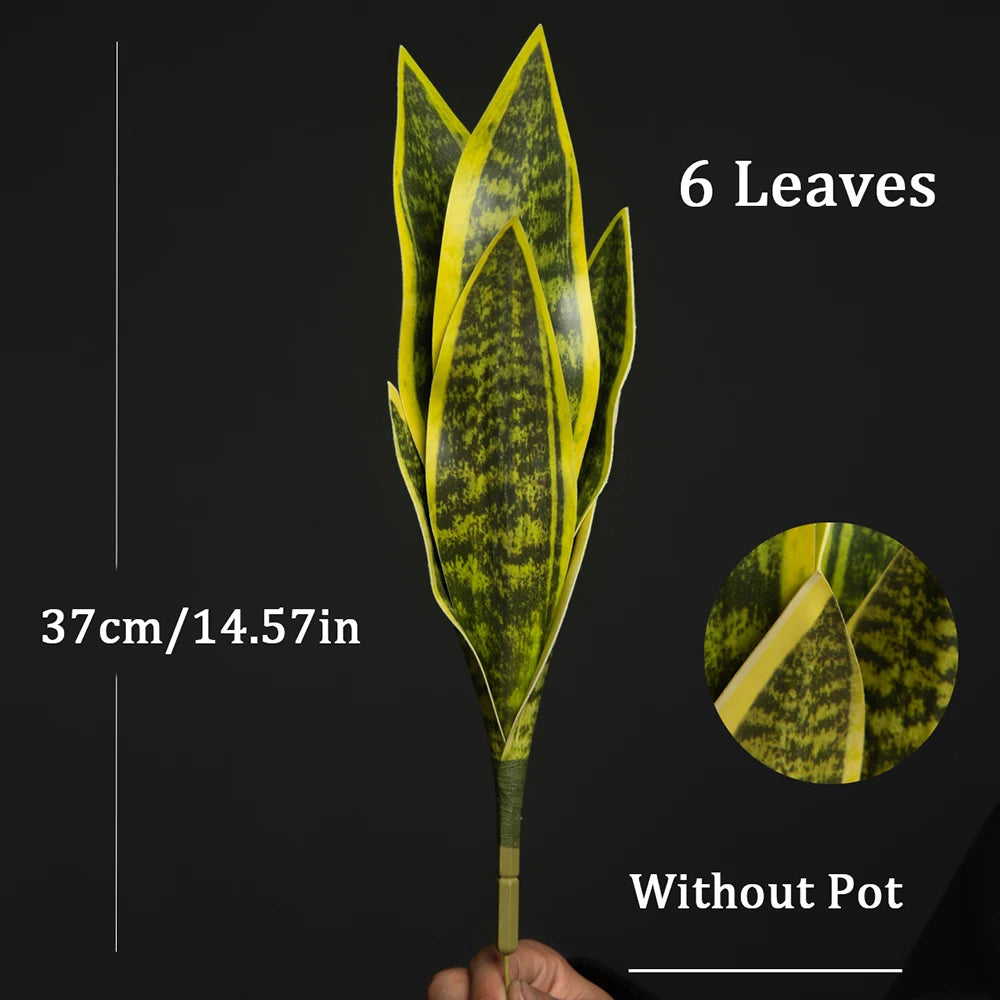 Serene Tiger Leaf Faux Succulent