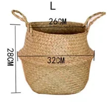 Handwoven Seaweed Basket