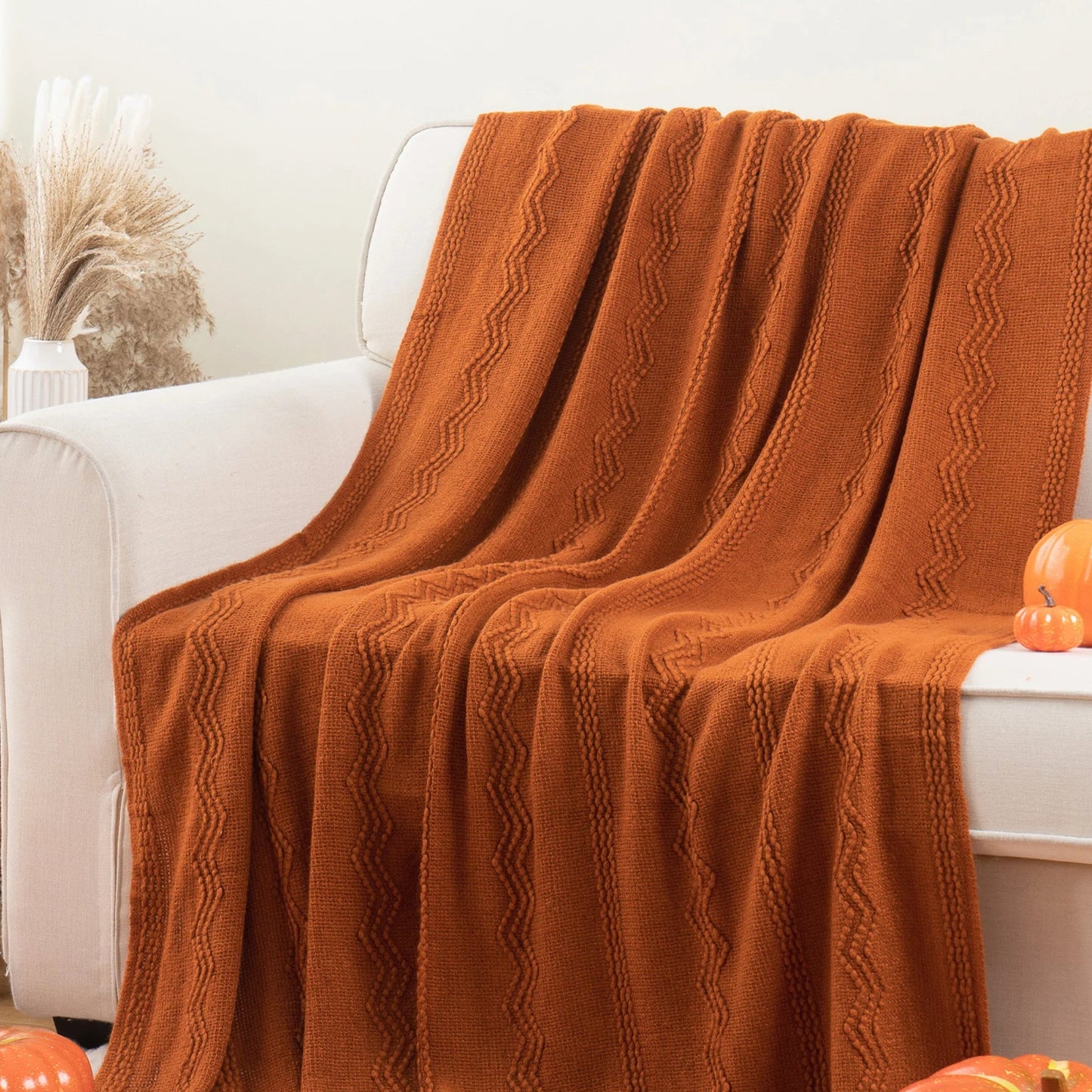 Knitted Sofa Blanket
