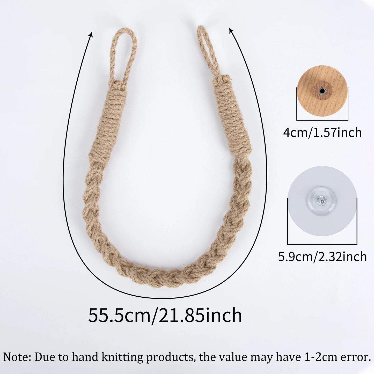 Woven Hemp Rope Wall Hanger