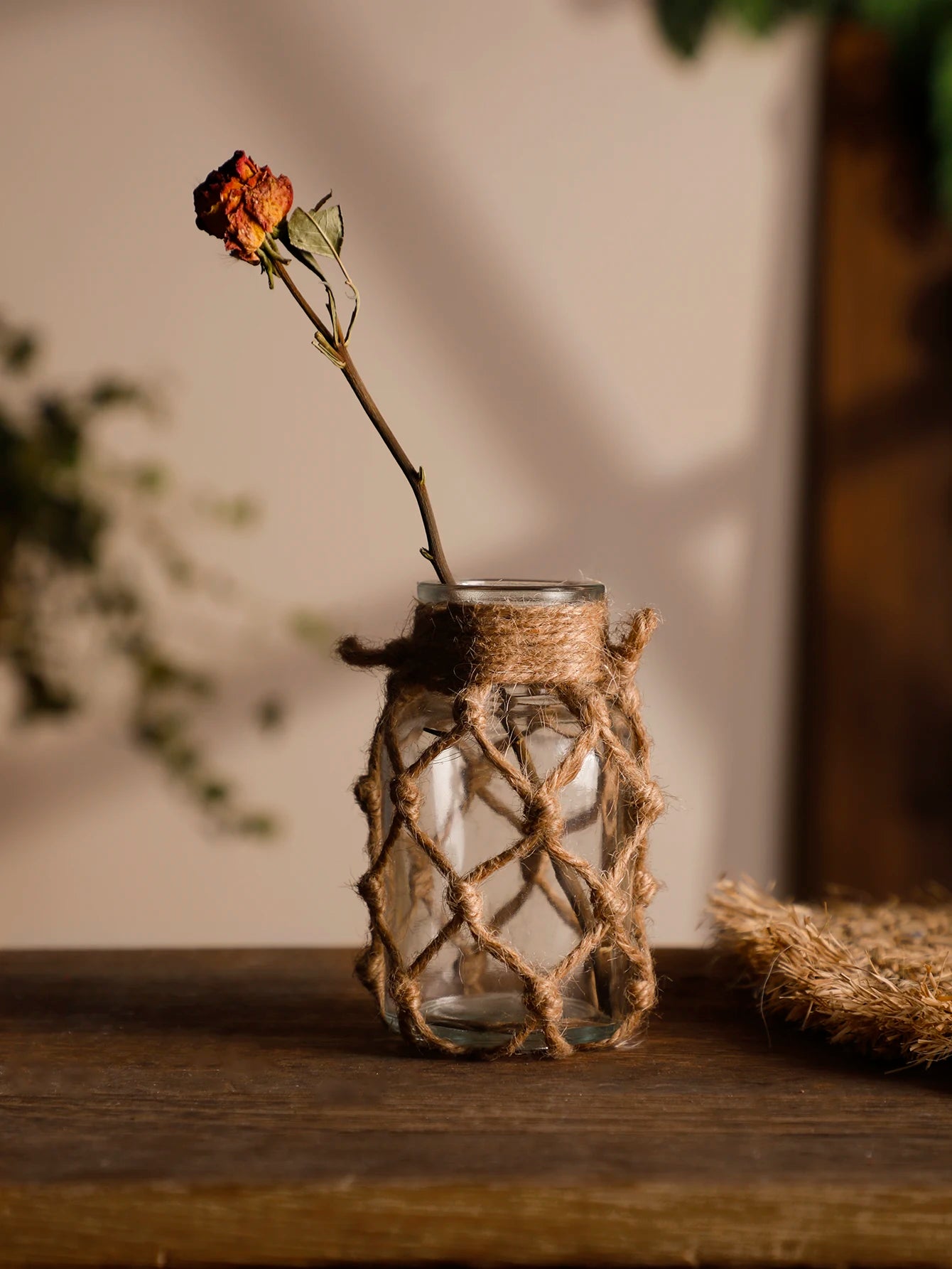 Rustic Glass Vase