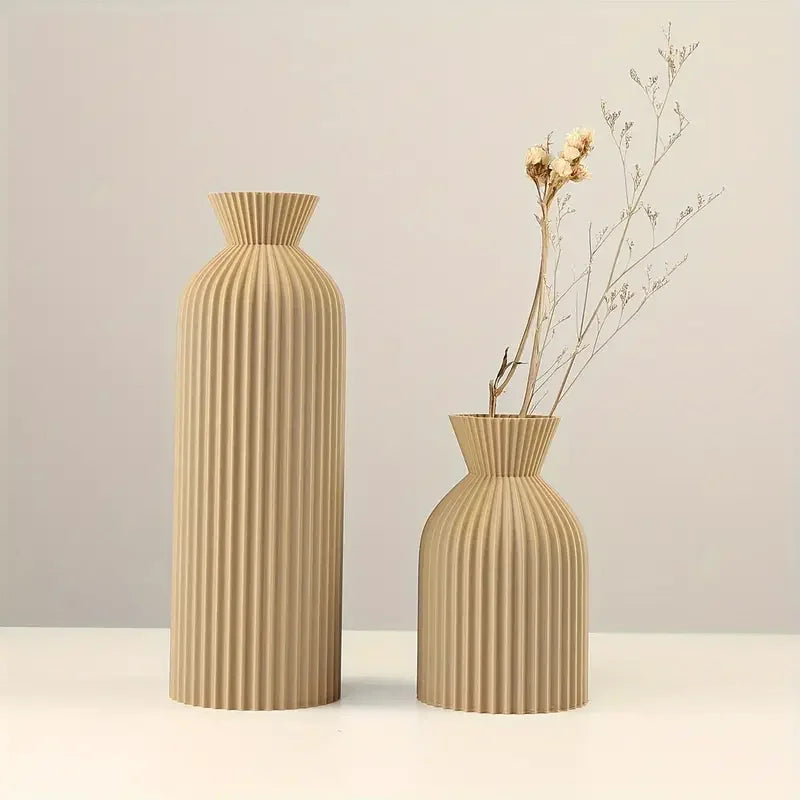 Sculpted Plastic Vase Centerpiece
