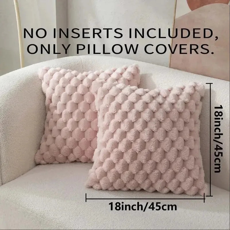 Cozy Grid Style Pillow