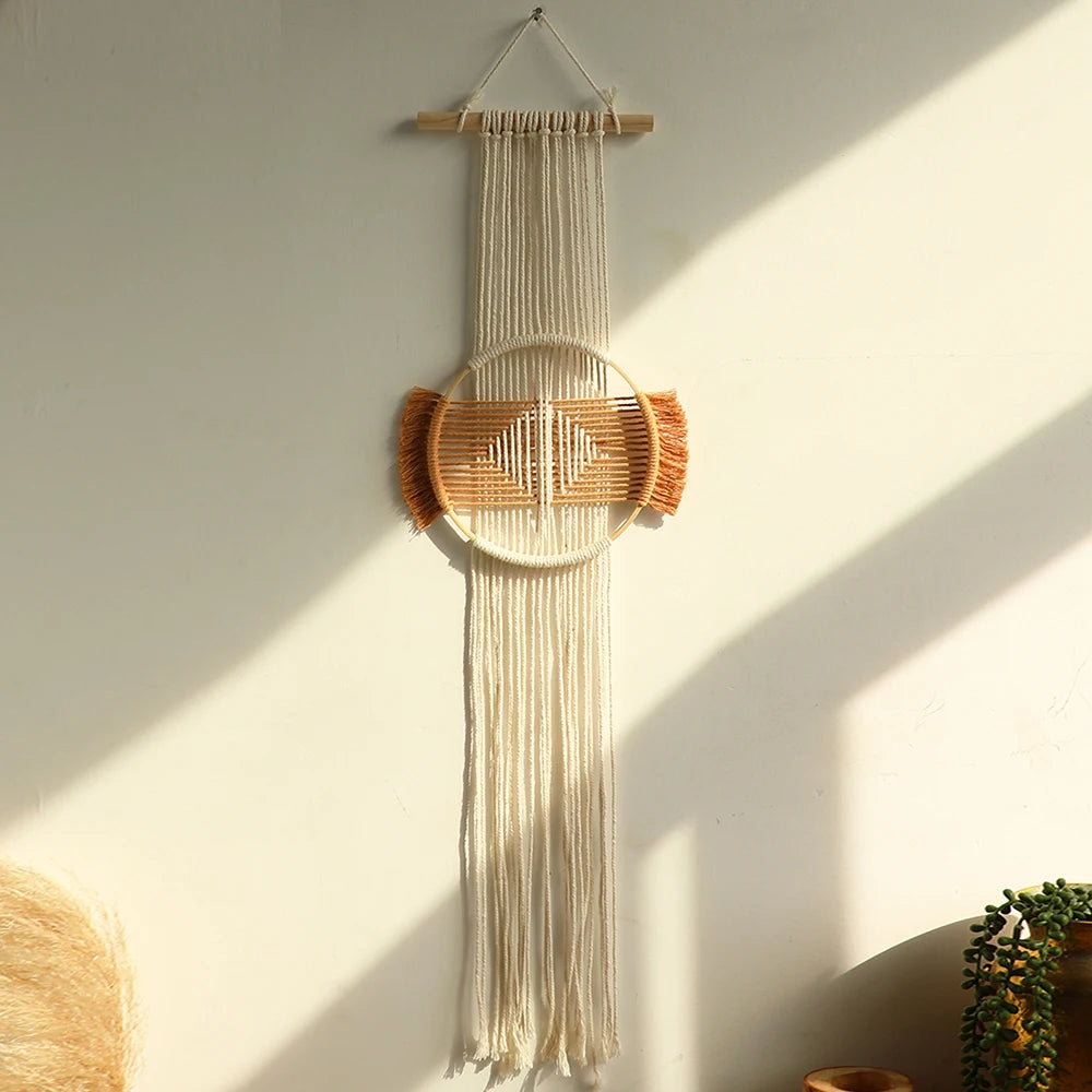 Boho Round Macrame Wall Accent