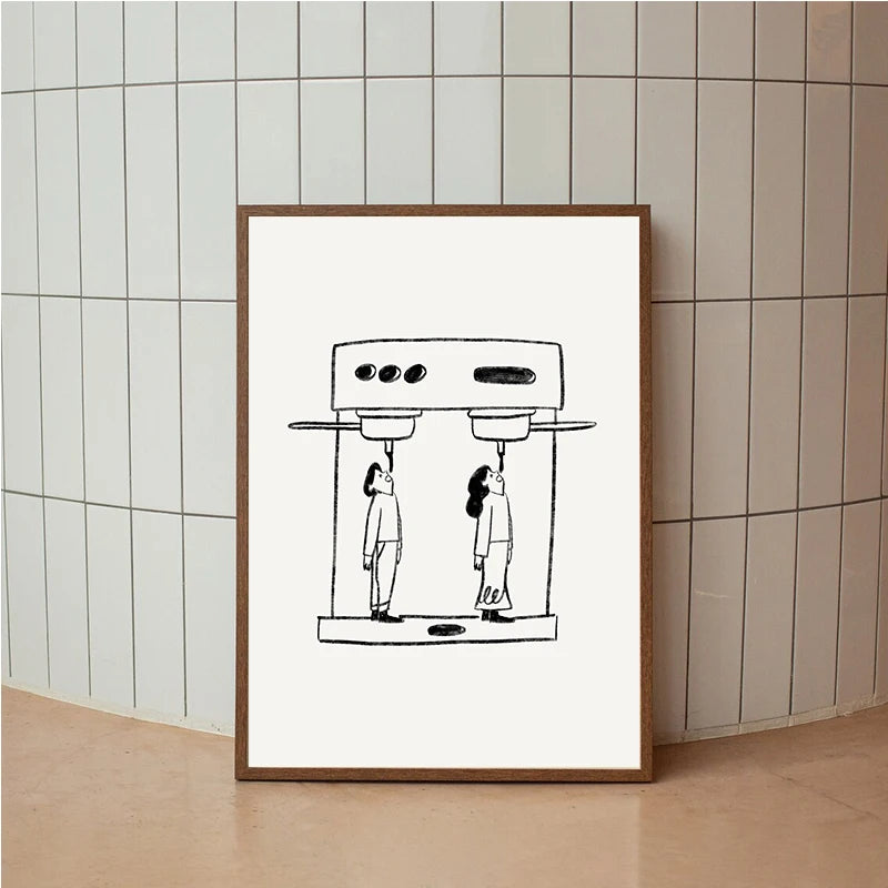 Kitchen Cafe Coffee Canvas