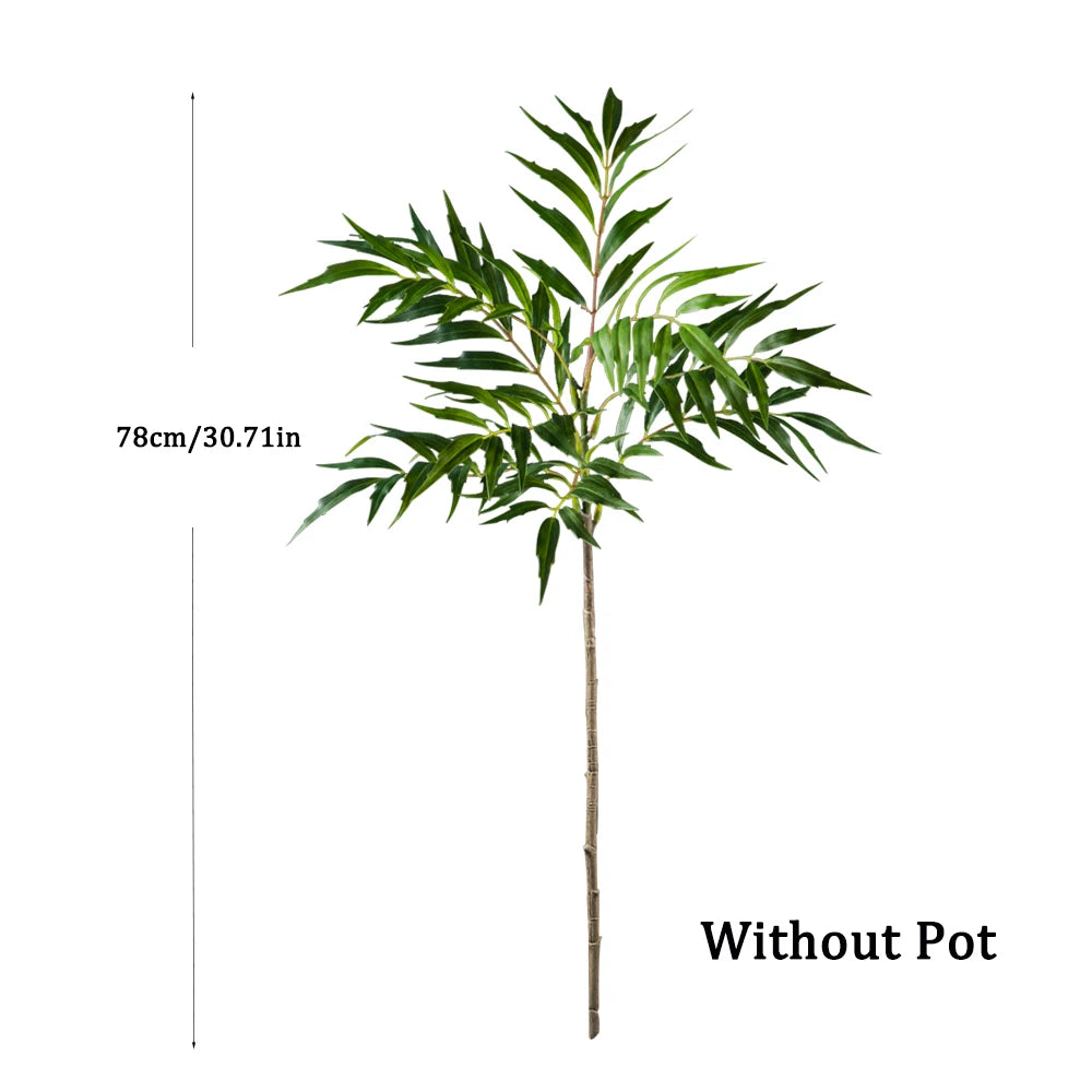 Lush Bamboo with Nandina Leaves