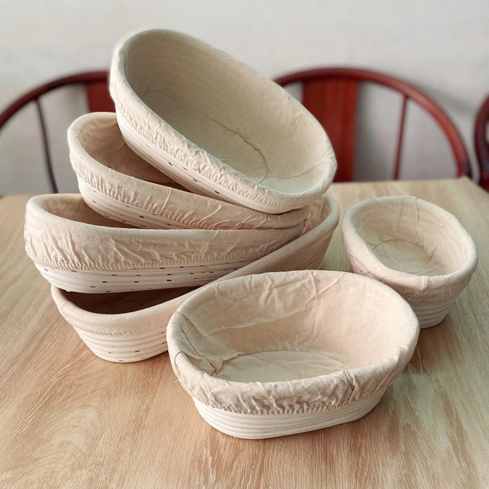Artisan Rattan Baking Basket