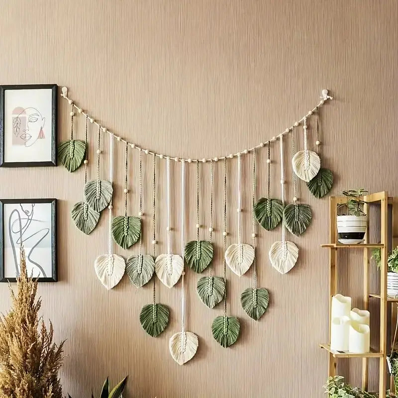 Macrame Leaf Wall Hanging