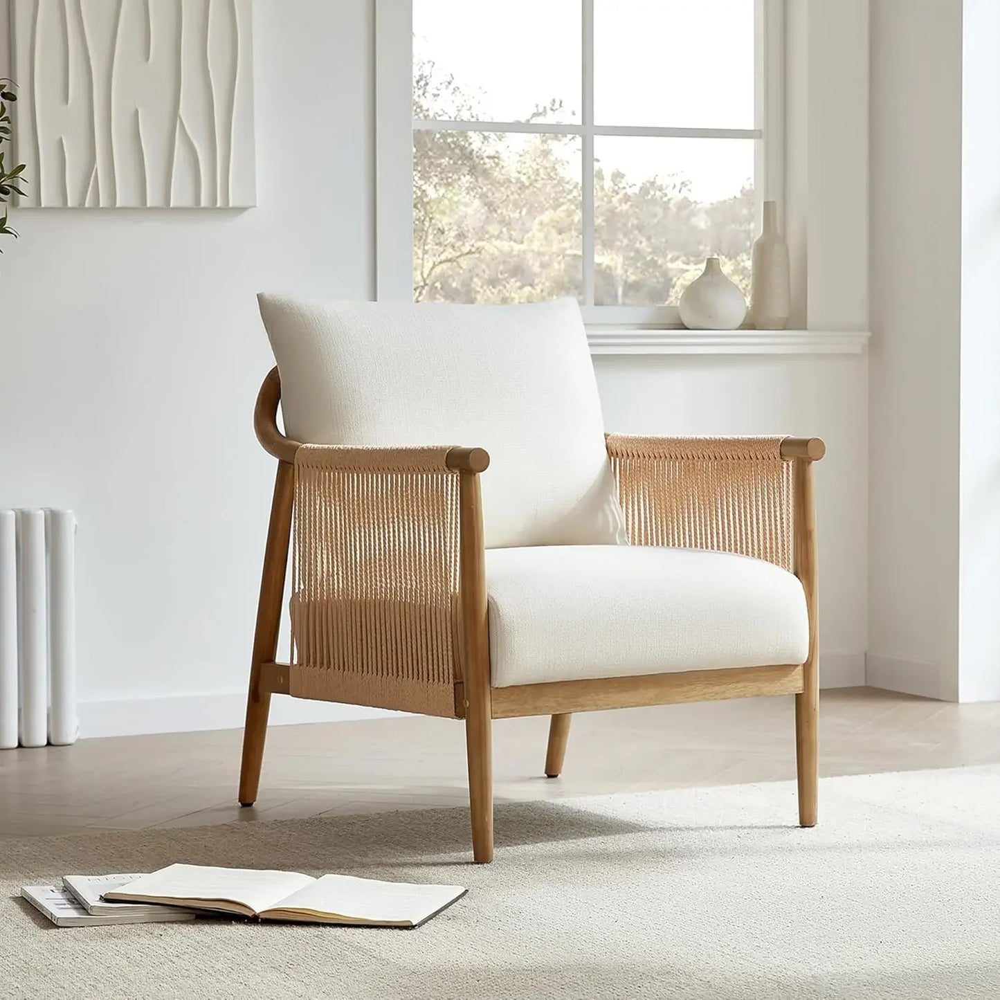 Soft Cream Lounge Chair