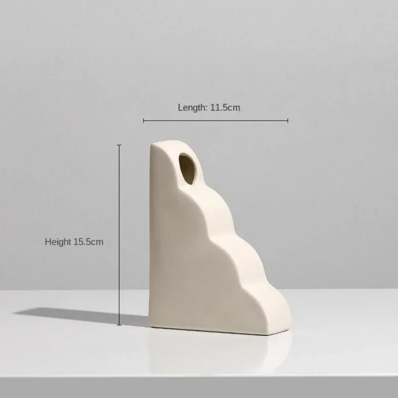 Sculptural Ceramic Flower Vase