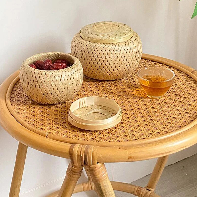 Woven Bamboo Basket