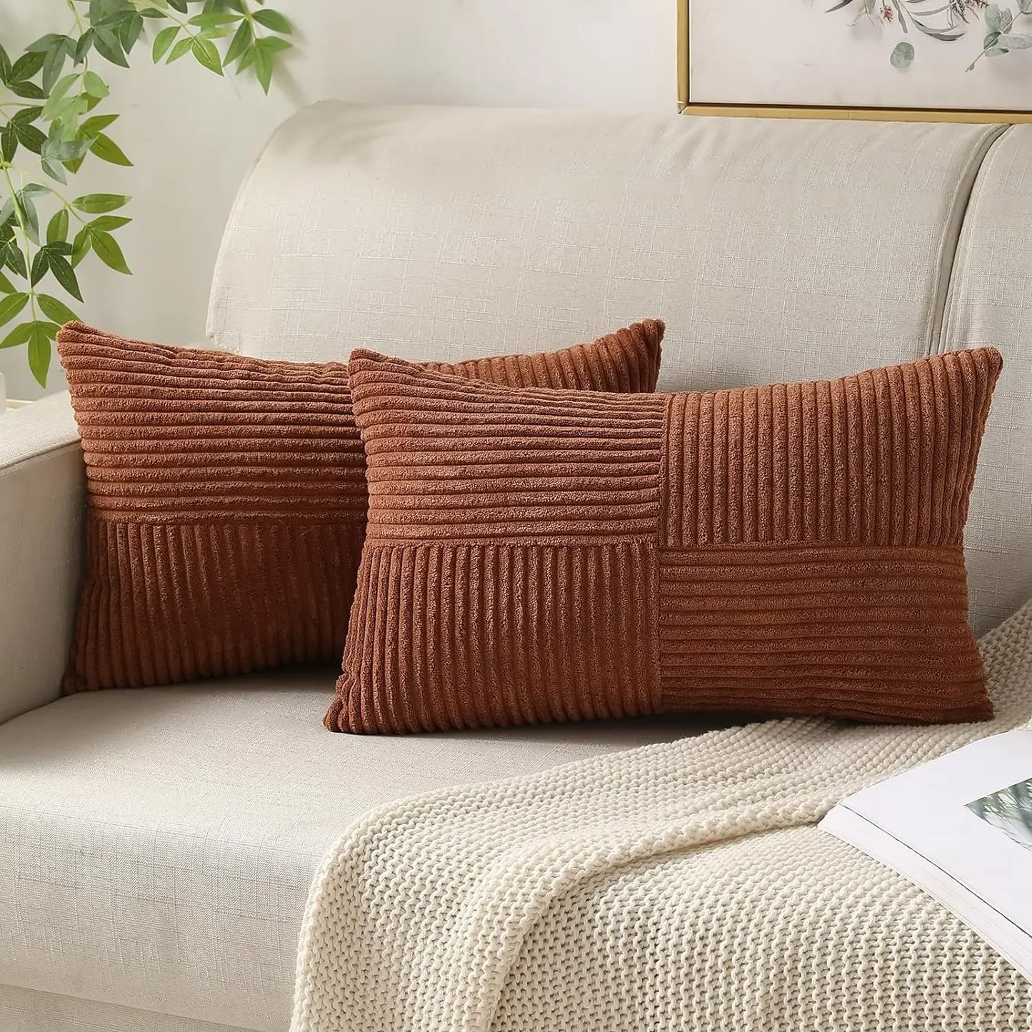 Soft Corduroy Cushion Covers