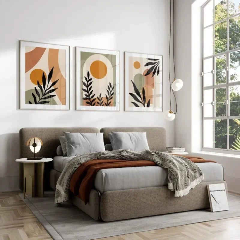 Boho Abstract Canvas Wall Art