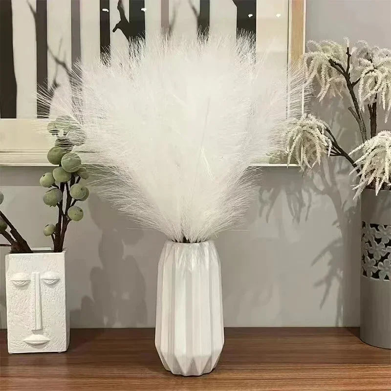 Fluffy Faux Pampas Grass Stems