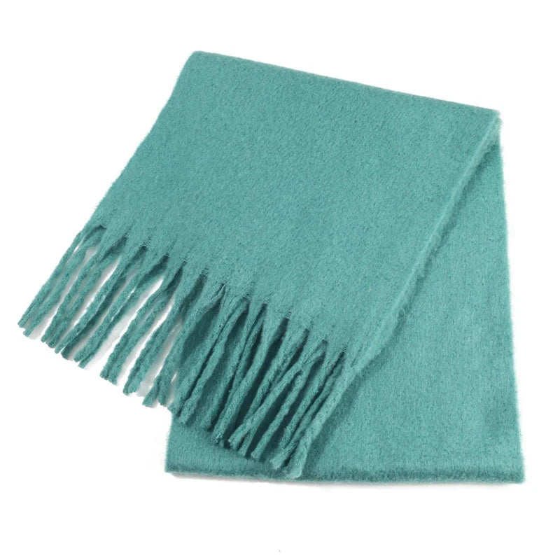 Thick Warm Tassel Shawl