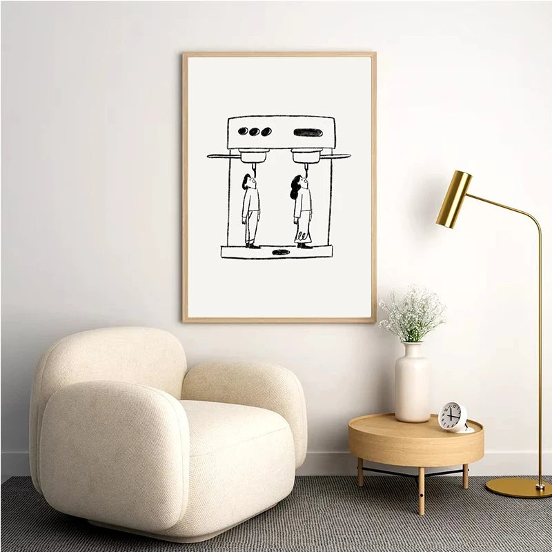 Kitchen Cafe Coffee Canvas