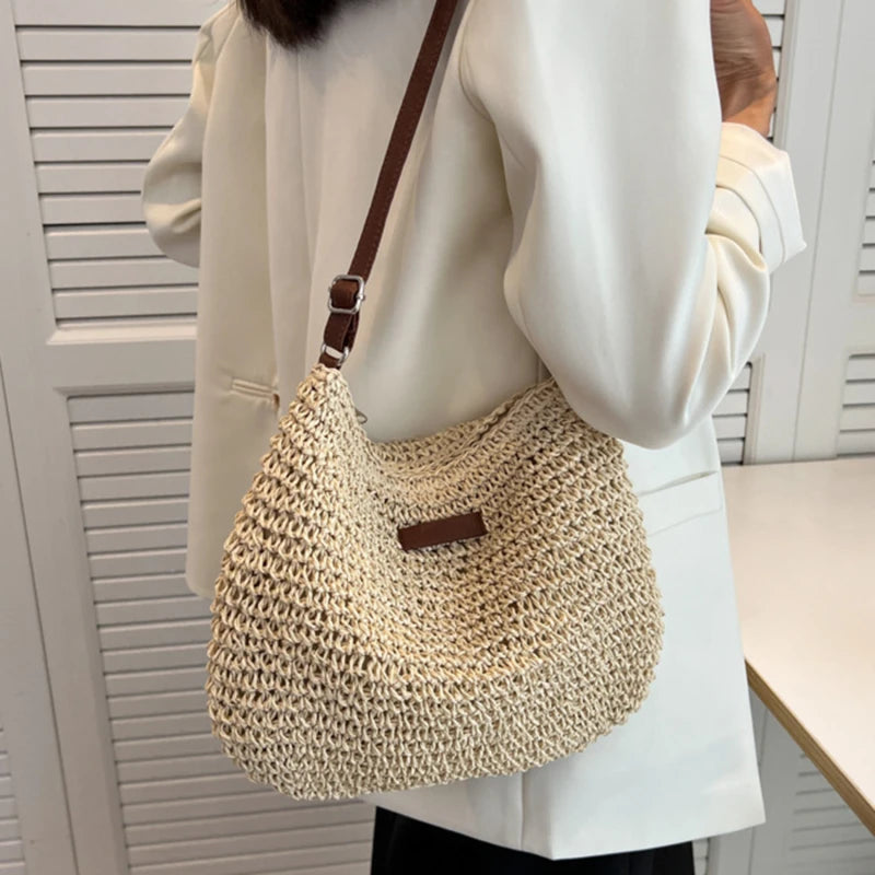 Summer Rattan Handbag