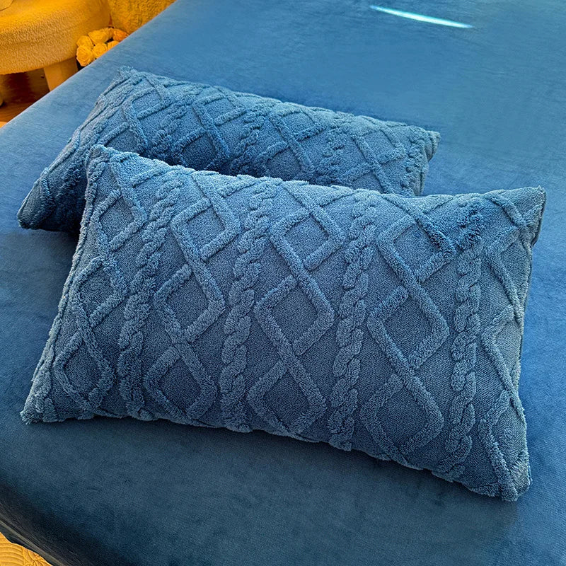 Cozy Velvet Rectangle Pillow Covers