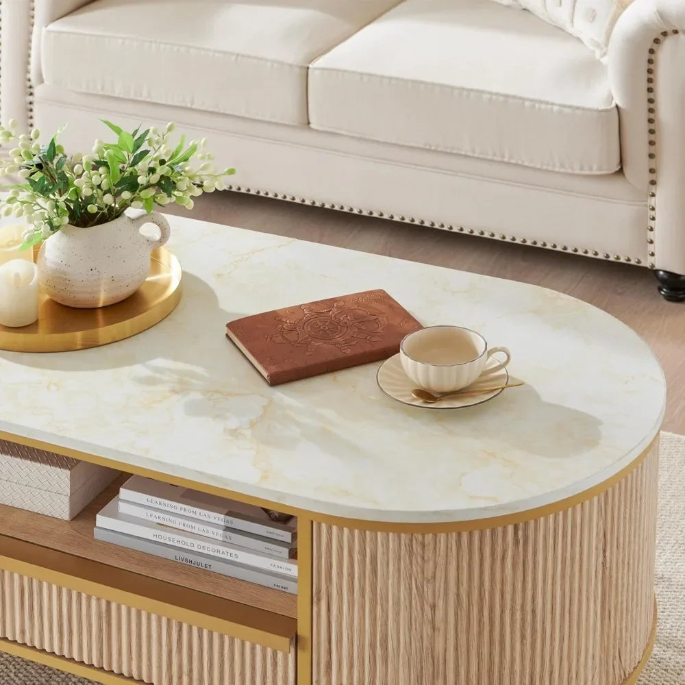 Oval Coffee Table