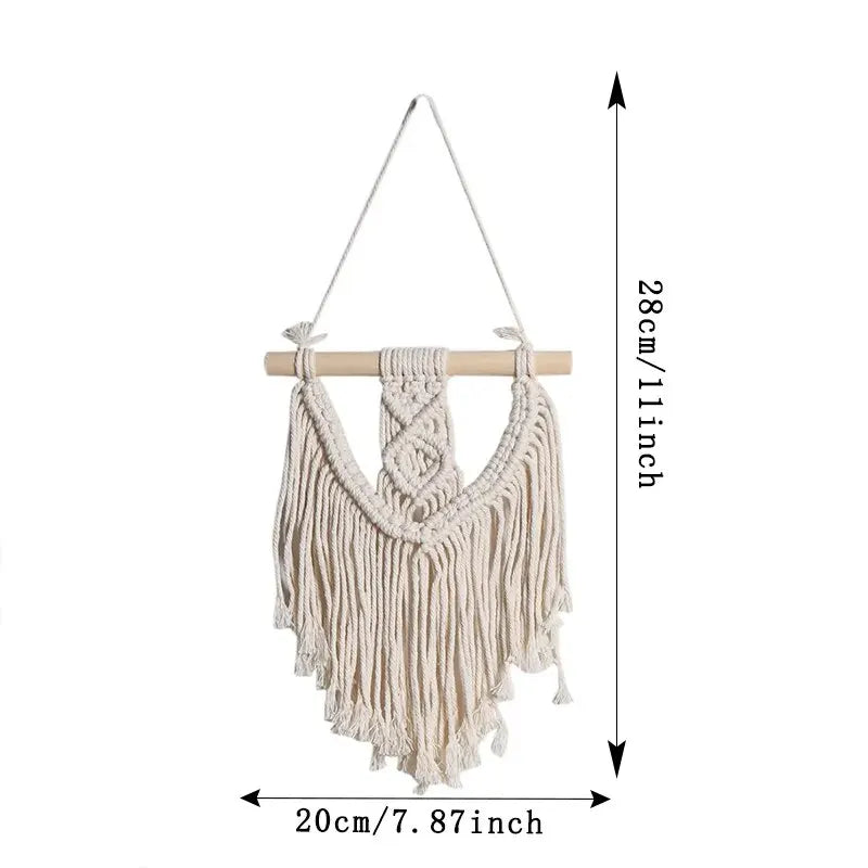 Willow Breeze Hanging Macrame Tapestry