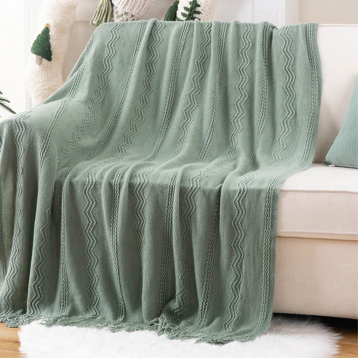 Knitted Sofa Blanket