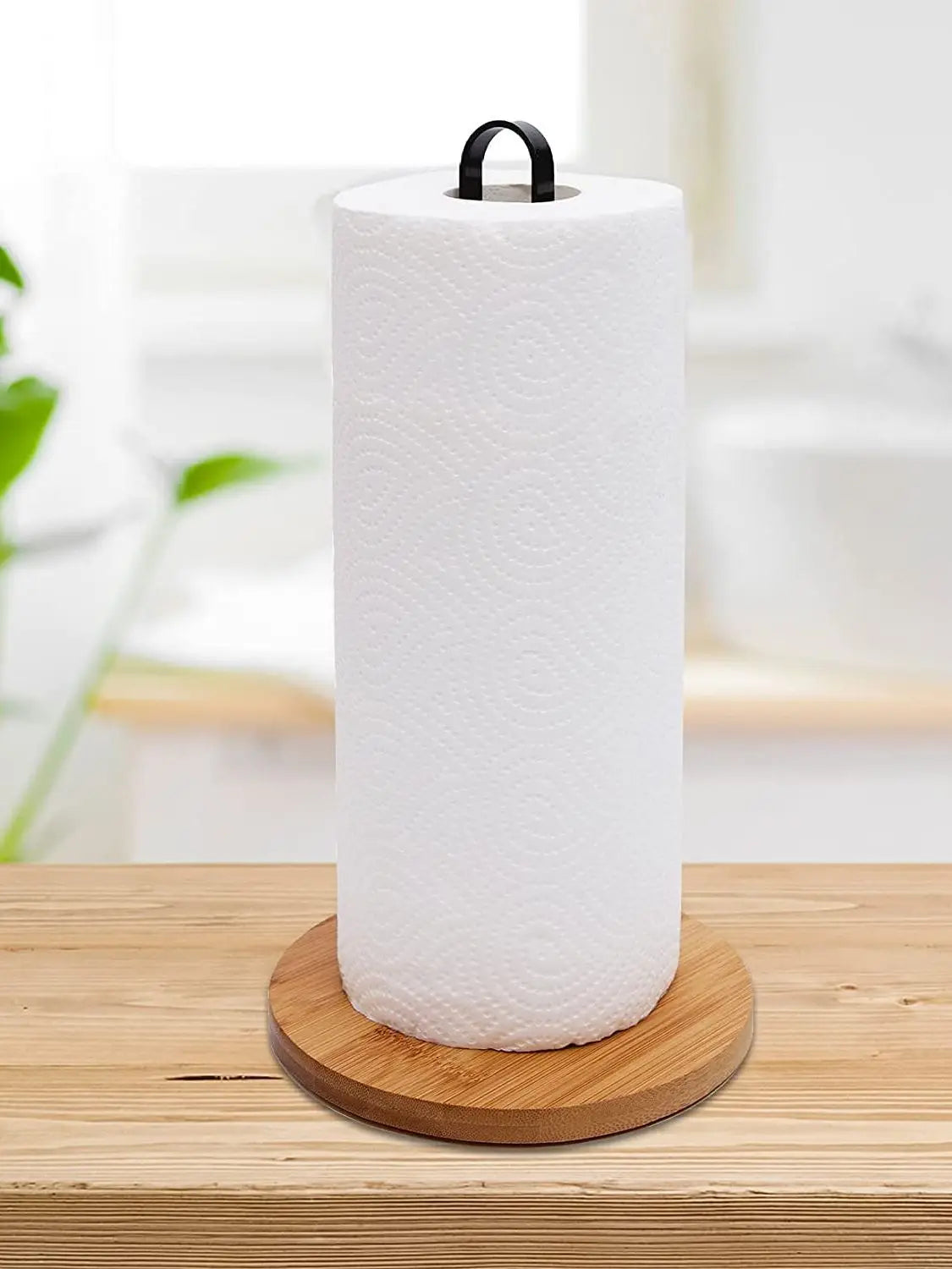 Willowstone Stand – Freestanding Wooden Paper Towel Holder