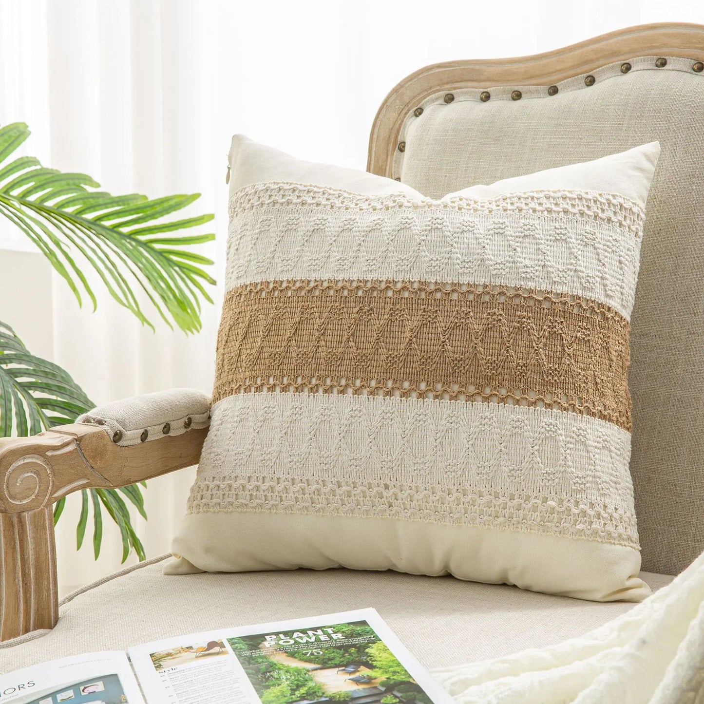 Rustic Charm Accent Cushion
