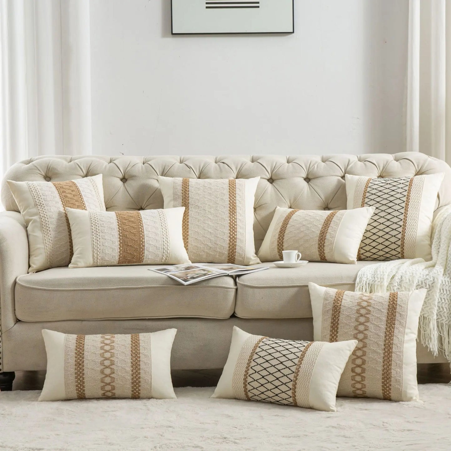 Rustic Charm Accent Cushion