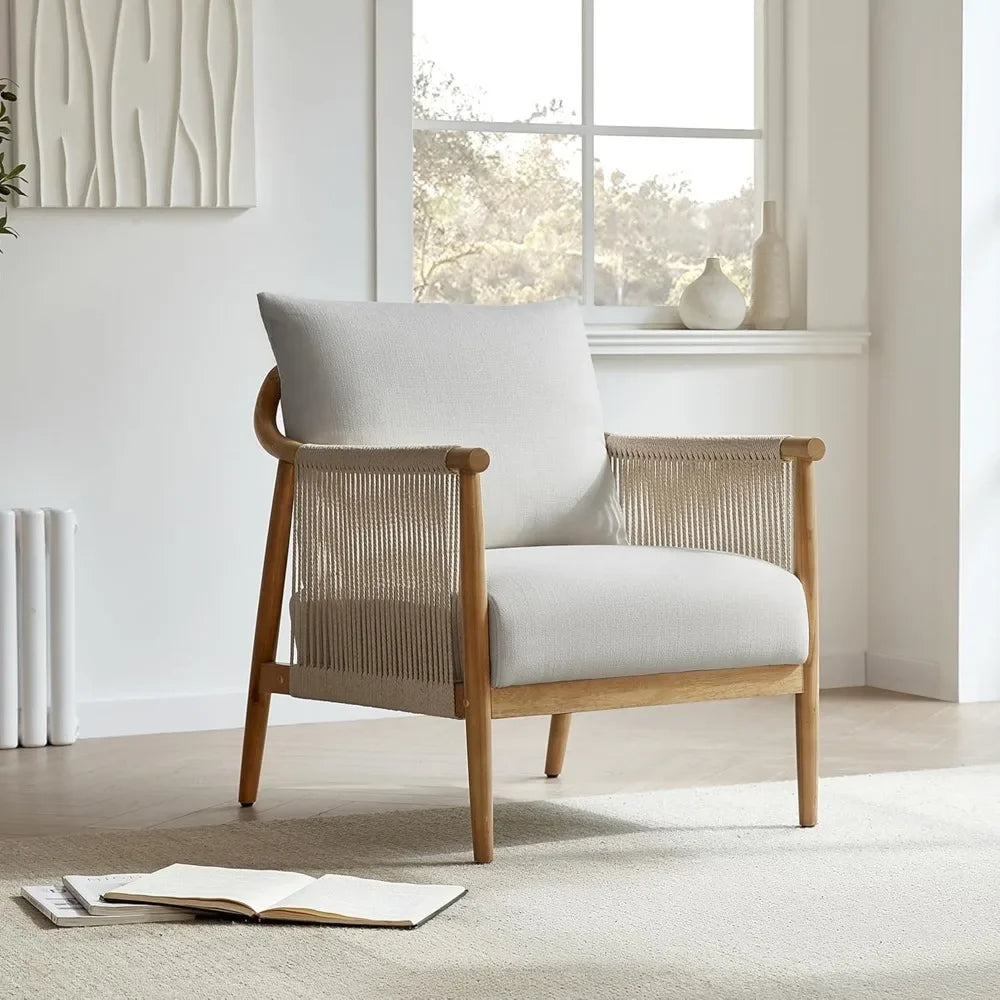 Soft Cream Lounge Chair