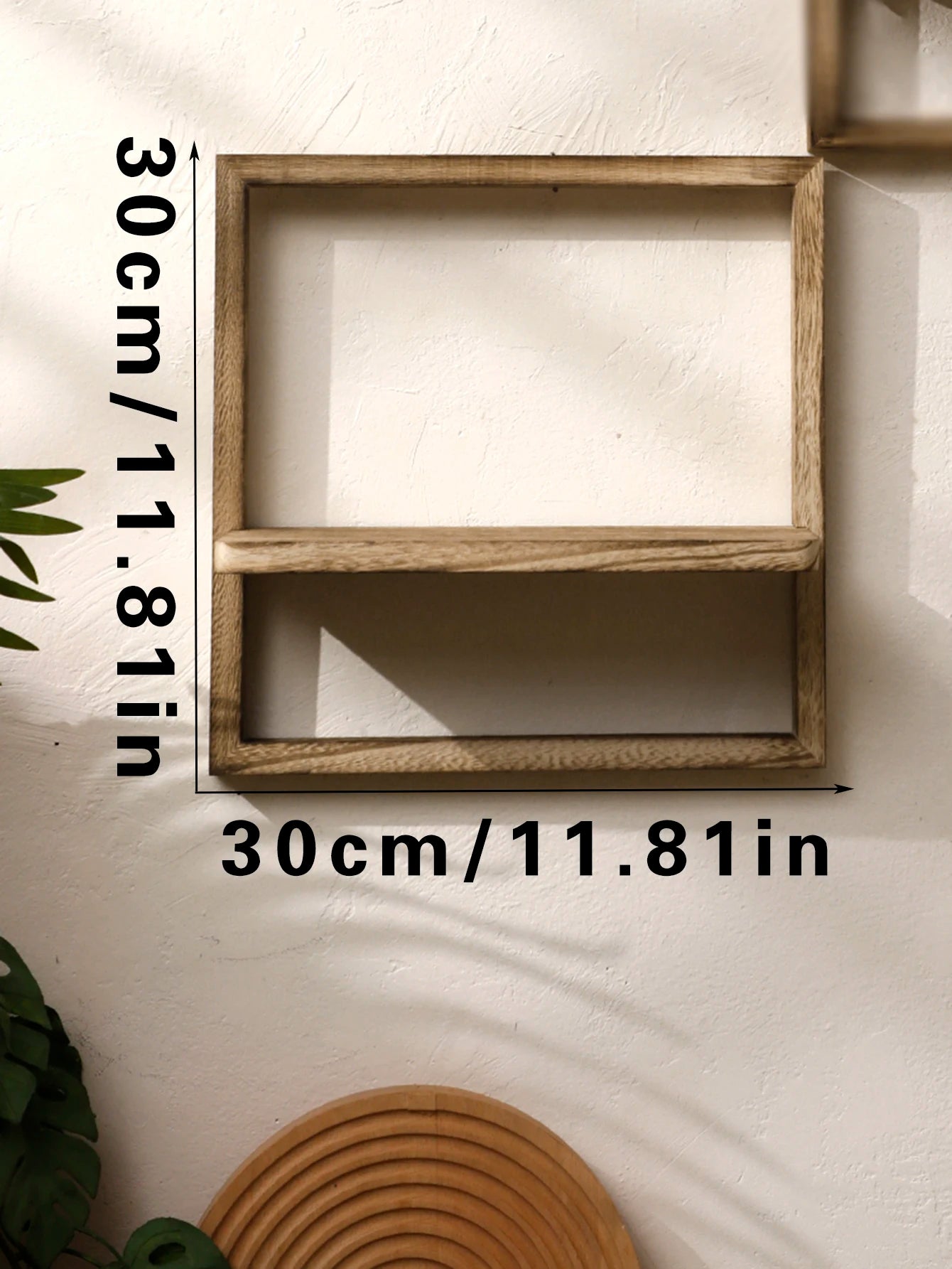 Handcrafted Floating Wood Shelf