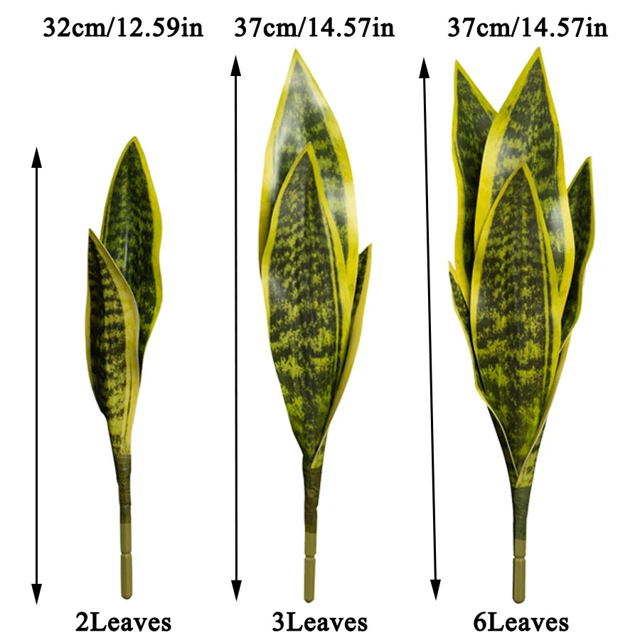 Serene Tiger Leaf Faux Succulent