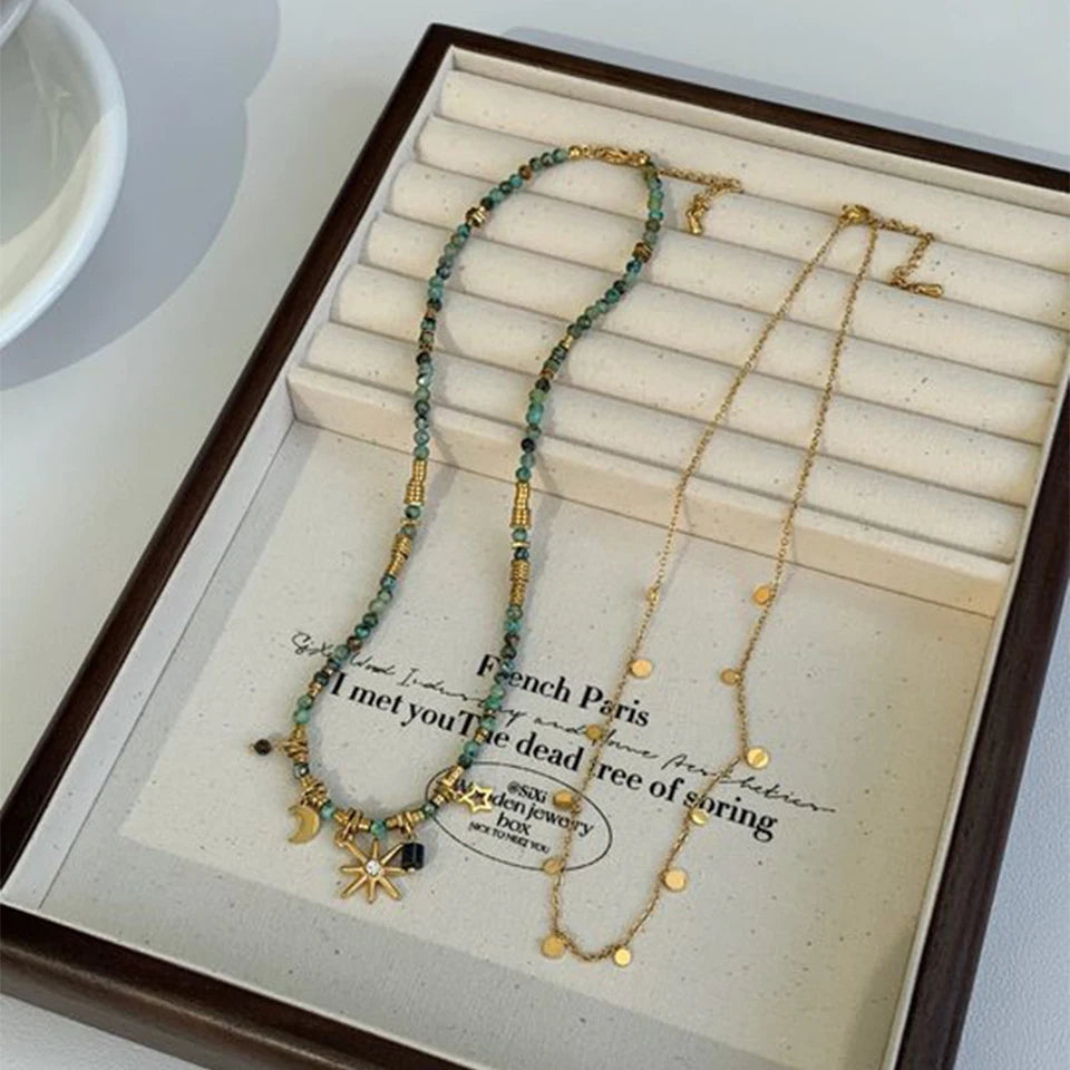 Beads Necklace with Pendant