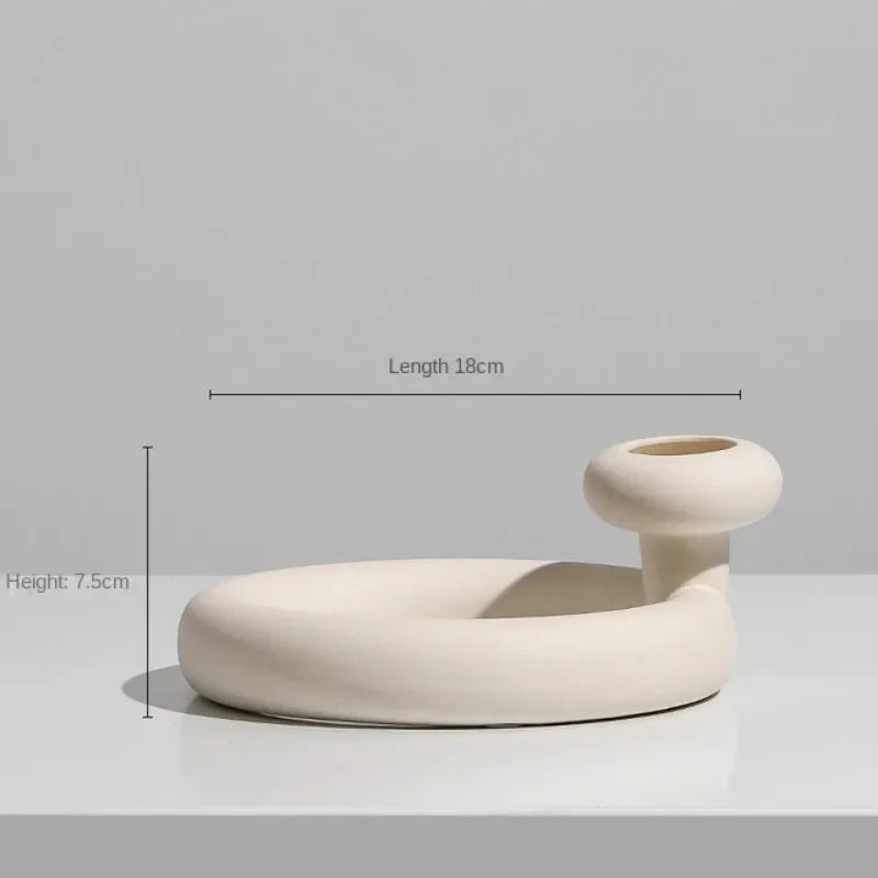 Sculptural Ceramic Flower Vase