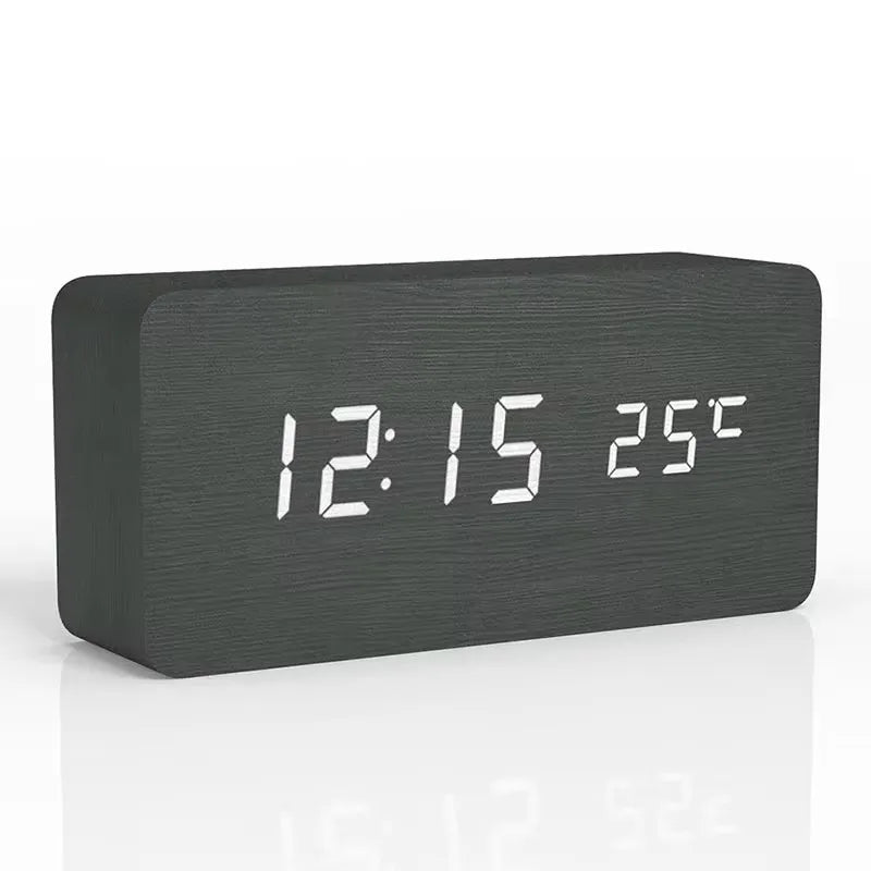 Charming Wooden Digital Clock