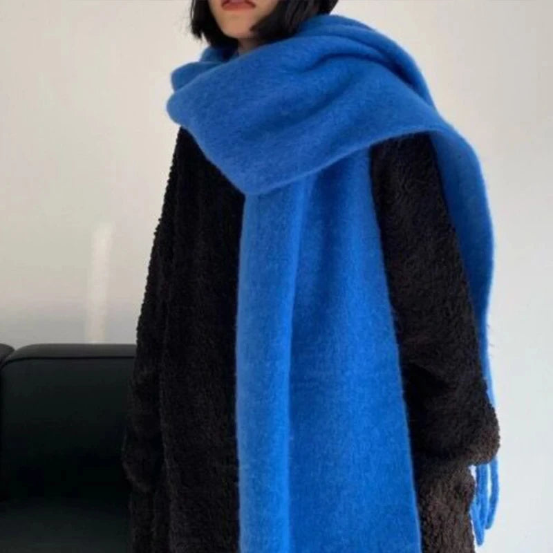 Thick Warm Tassel Shawl