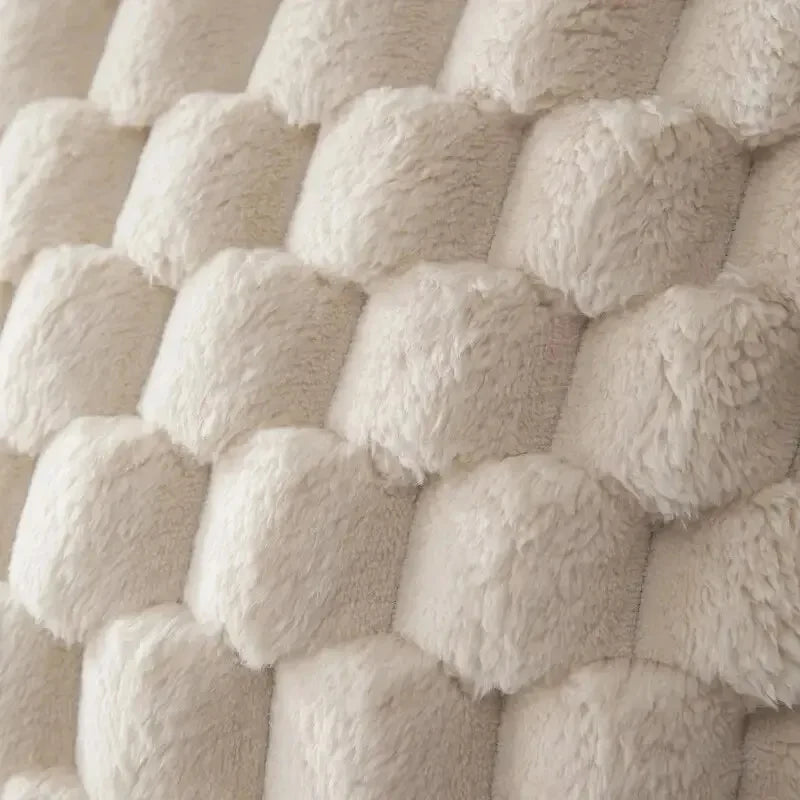 Cozy Grid Style Pillow