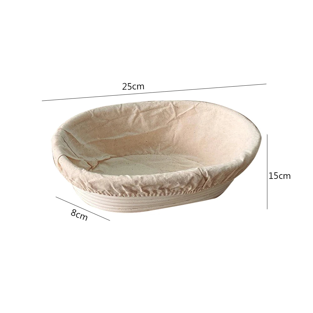 Artisan Rattan Baking Basket