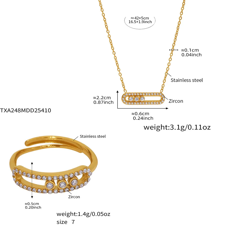 Stainless Steel Jewelry Set
