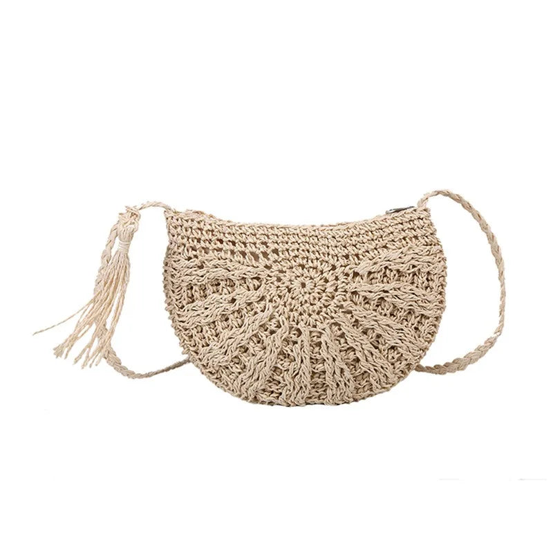 Woven Summer Crossbody Bag