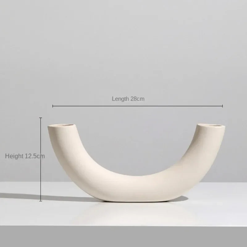 Sculptural Ceramic Flower Vase