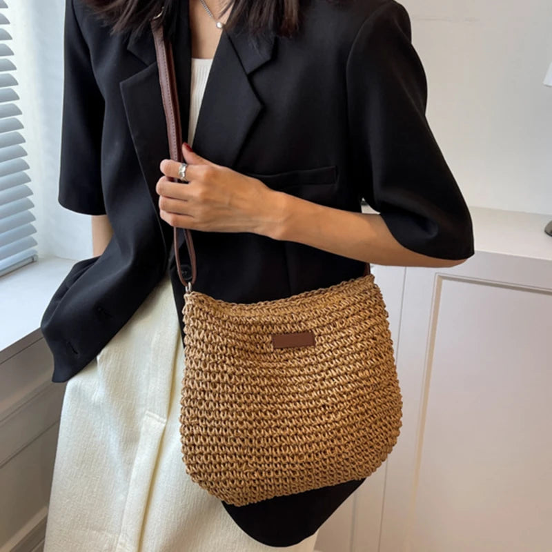 Summer Rattan Handbag