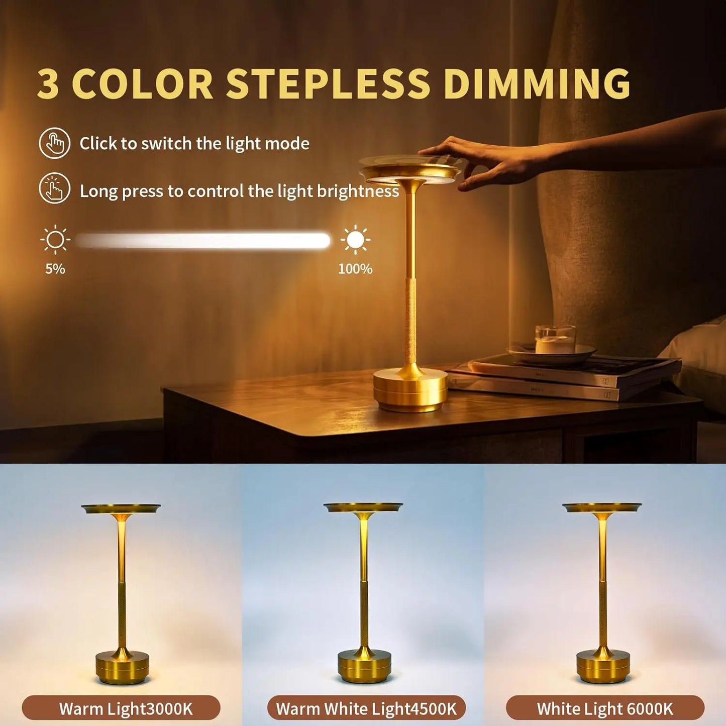 Touch Sensitive Ambient Light